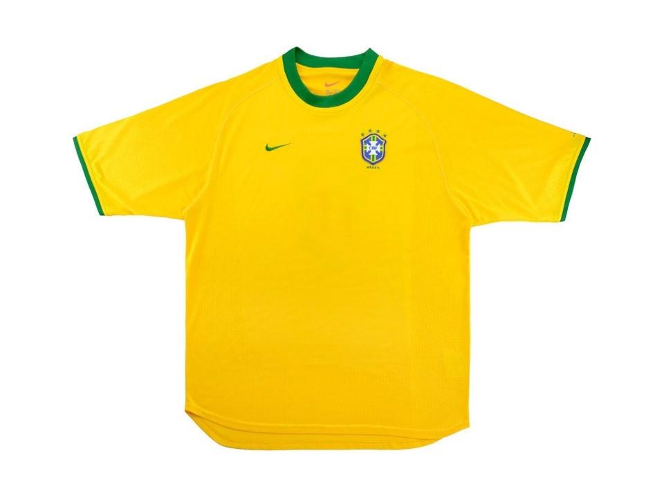 Brazil Brasil 2000 Home Jersey