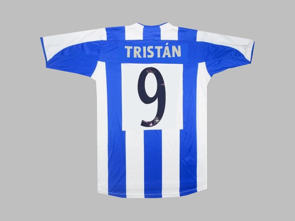 Deportivo 2003 2004 Tristan 9 Home Shirt