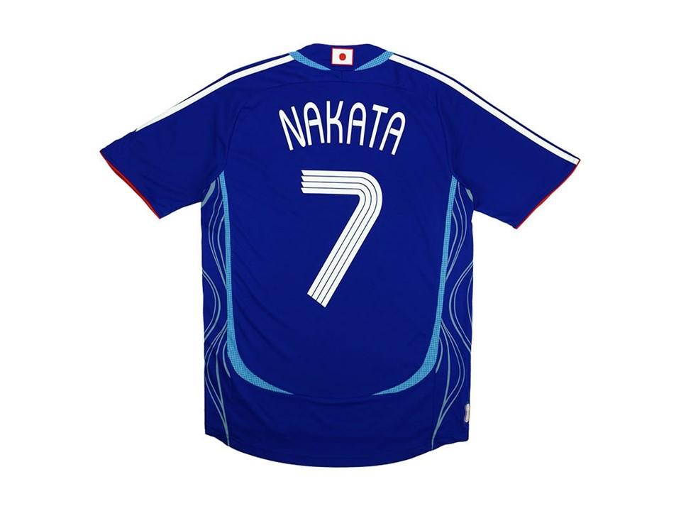 Japan 2006 Nakata 7 World Cup Home Football Shirt Soccer Jersey