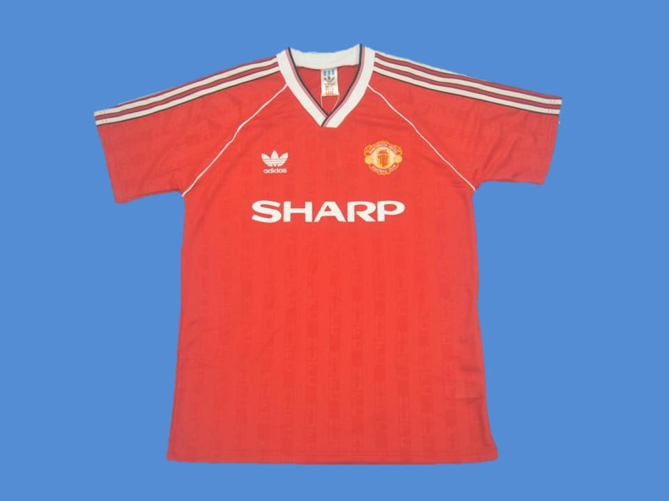 Manchester United 1988 1990 Home Jersey