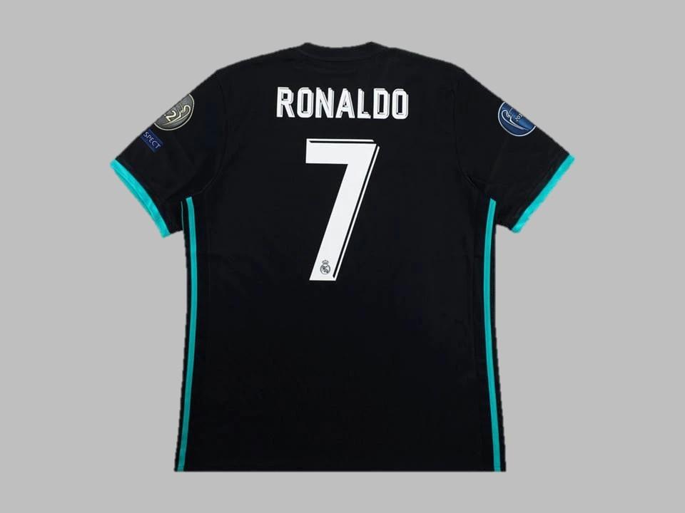Real Madrid 2017 2018 Ronaldo 7 Away Shirt