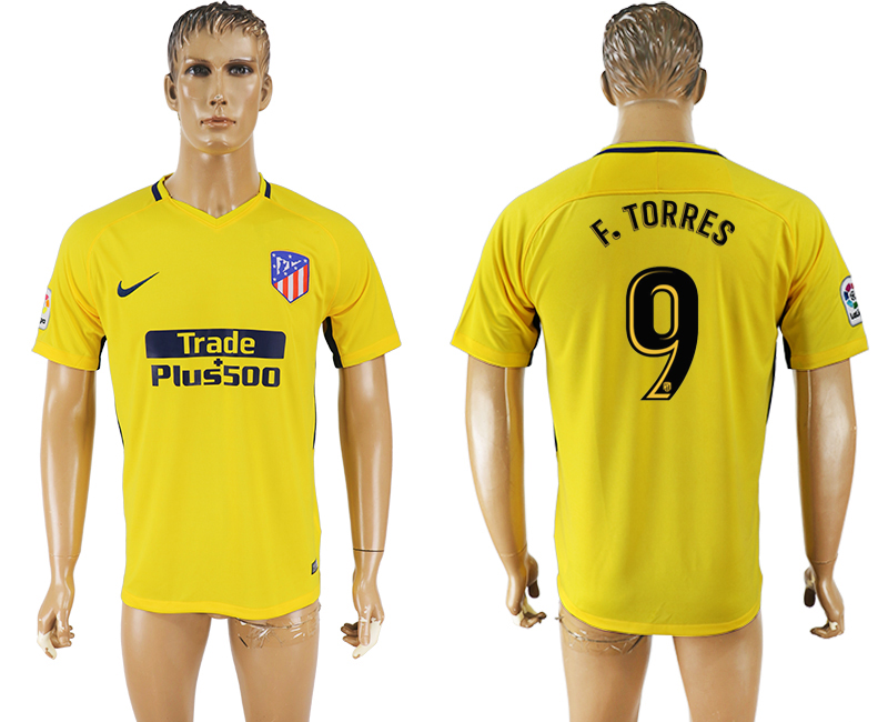 2018 Madrid S.A.D FOOTBALL JERSEY F.TORRES #9 YELLOW